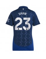 Manchester United Luke Shaw #23 Bortedrakt Dame 2024-25 Korte ermer